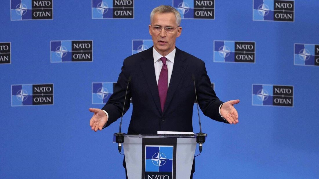 Auf bitten der Ukraine ruft Jens Stoltenberg am Mittwoch ein Treffen des neuen Nato-Ukraine-Rats ein