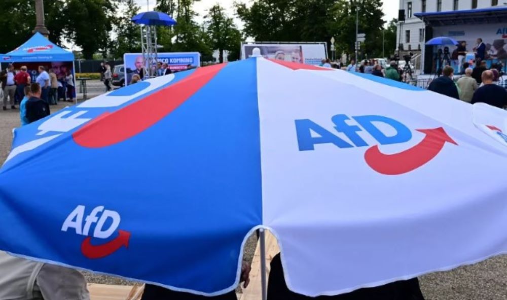 Nach der Landtagswahl sagt die AfD sie sei nun "größte gesamtdeutsche Partei" Nach der Landtagswahl sagt die AfD sie sei nun "größte gesamtdeutsche Partei"
