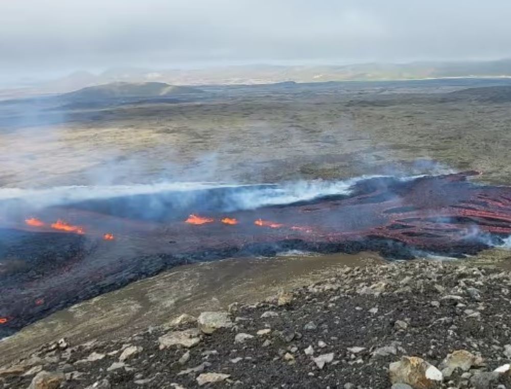 Eine Erdbebenwelle in Island kündigt den nächsten Vulkanausbruch an