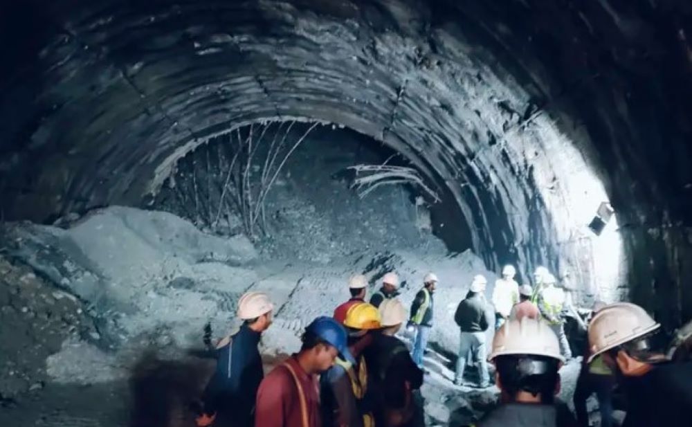 Tunnel-Einsturz in Indien: Rettung verzögert sich