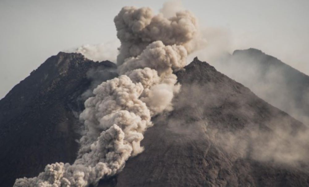Auf der Insel Sumatra ist der Vulkan Marapi ausgebrochen