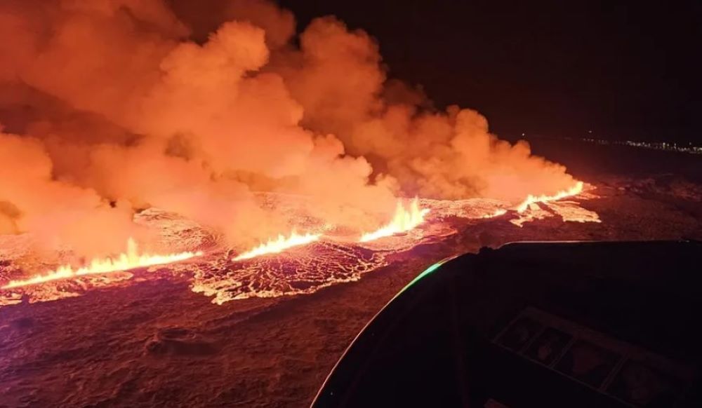 Im Südwesten Islands ist am Donnerstag abermals ein Vulkan ausgebrochen