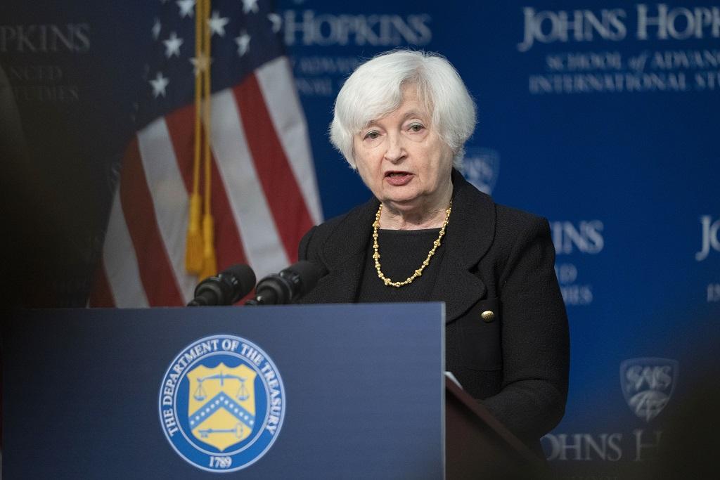 US-Finanzministerin Yellen forderte China auf gleiche Wettbewerbsbedingungen für amerikanische Arbeiter und Unternehmen
